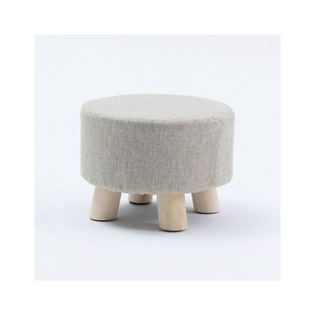 Wewoo - Mode créatif petit tabouret salon maison petite chaise en bois massif gris Wewoo  - Chaises Wewoo