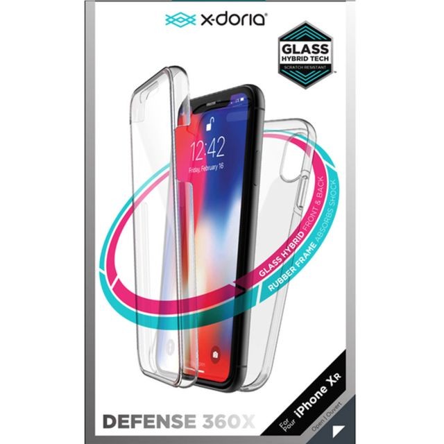 X-Doria - COQUE DEFENSE 360X FOR IPHONE Xr CLEAR - Accessoire Smartphone Apple iphone xr