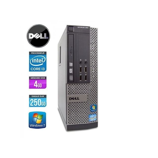 Dell - DELL OPTIPLEX 790 SSF CORE  I3 Dell  - Dell Optiplex Ordinateur de Bureau