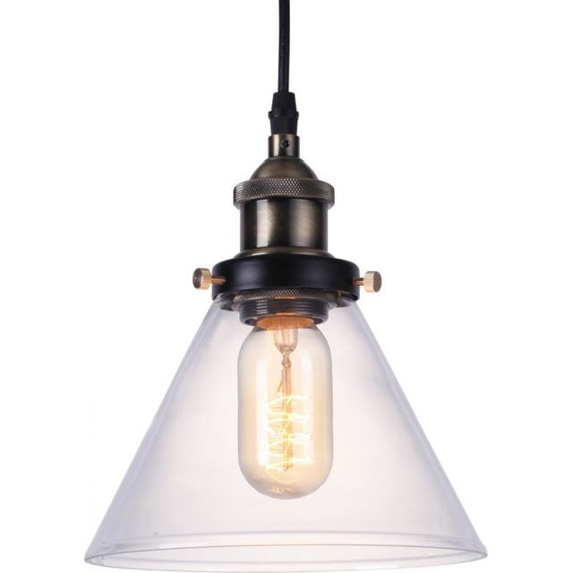 Privatefloor - Lampe pendante avec abat-Jour cristal Edison Privatefloor  - Luminaires Privatefloor