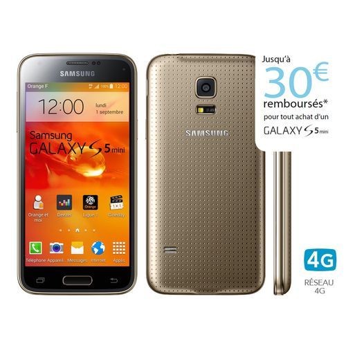 Samsung - Galaxy S5 Mini or - Smartphone Android 16 go