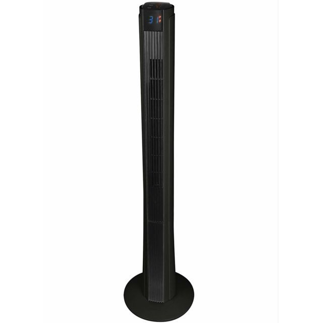 Syntrox Germany - ventilateur colonne avec minuteur et fonction oscillation 50W noir Syntrox Germany - Ventilateur avec minuterie