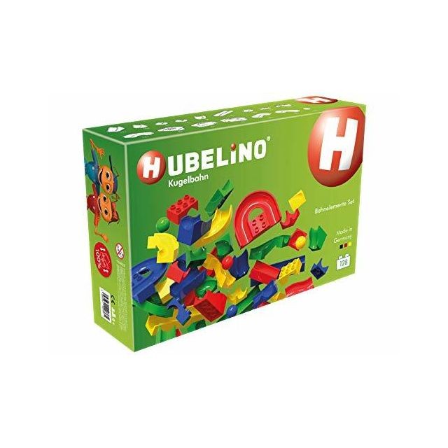 Hubelino - Hubelino Marble Run - 128-Piece Run Elements Expansion Set - The Original! Made in germany! - certified and Award-Winning Marble Run Hubelino  - Briques et blocs