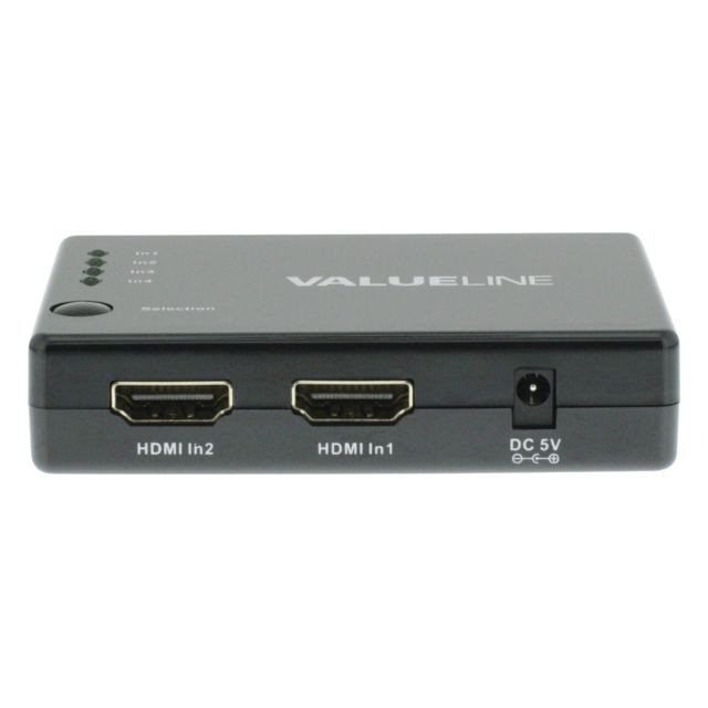 Nedis - 4 ports - Commutateur HDMI Nedis  - Câble antenne Nedis