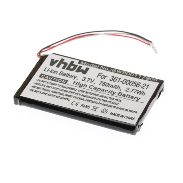 Vhbw - vhbw Li-Ion batterie 750mAh (3.7V) pour système de navigation GPS comme Garmin 361-00056-21 Vhbw  - Sport et vetement connecté