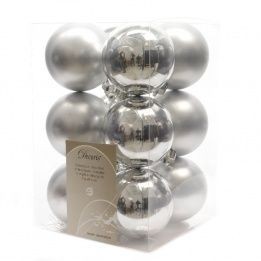 marque generique - Lot de 12 boules de Noël (D60 mm) Alpine Argent marque generique  - Boule de Noël Décorations de Noël