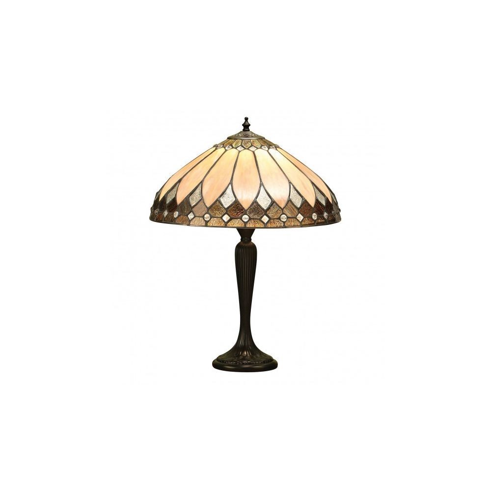 Interiors 1900 Lampe 1 ampoule Brooklyn, verre et résine