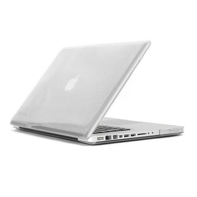 Wewoo Housse Étui blanc pour MacBook Pro 15.4 pouces 4 en 1 cristal dur coque de protection en plastique avec protecteur d'écran et garde de clavier bouchons anti-poussière