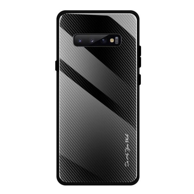 marque generique - Coque en TPU bord dégradé souple noir pour votre Samsung Galaxy S10 Plus marque generique  - Accessoire Smartphone marque generique