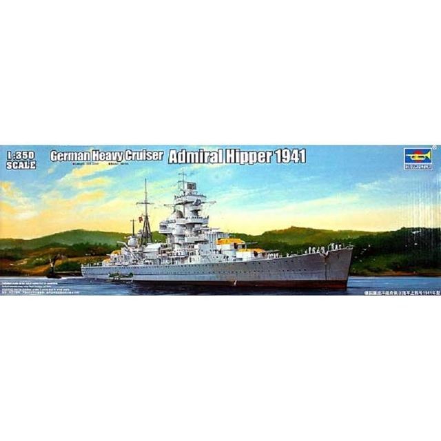 Trumpeter - Maquette Bateau German Heavy Cruiser Admiral Hipper 1941 Trumpeter  - Maquettes & modélisme