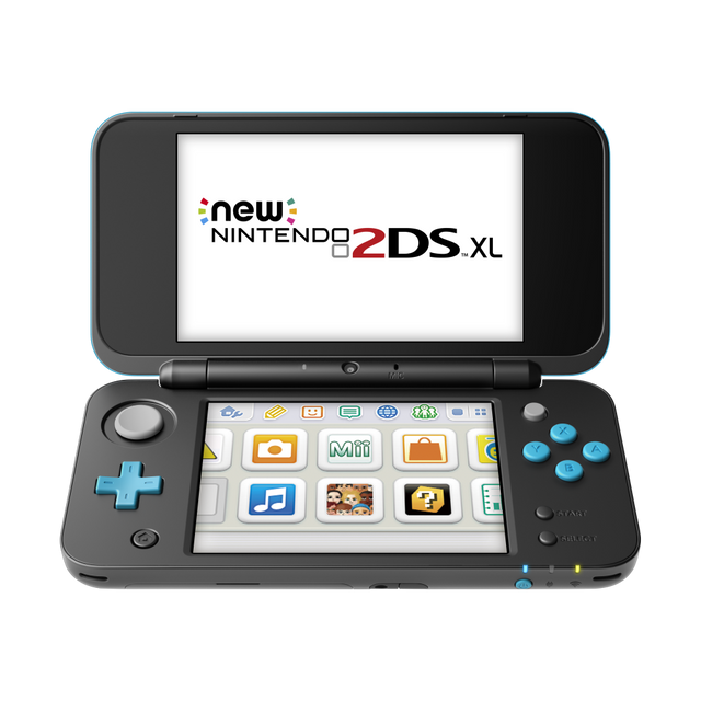 Nintendo - New 2DS XL Noire et Turquoise Nintendo  - Nintendo
