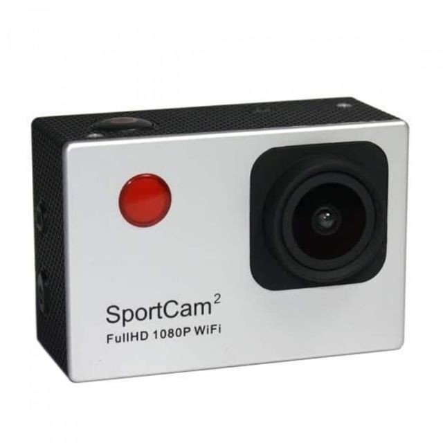 Reekin - Action cam Reekin SportCam2 Wifi Full HD / Optique 140° / 12MP / écran LCD + 2 Batteries Argent Reekin   - Action cam