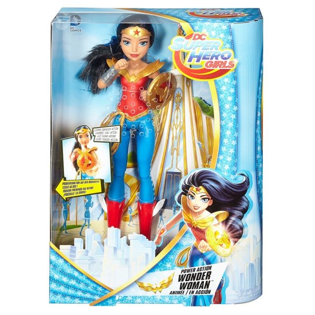 Mattel - Poupée animée Wonder Woman  - DTR13 Mattel  - Mattel