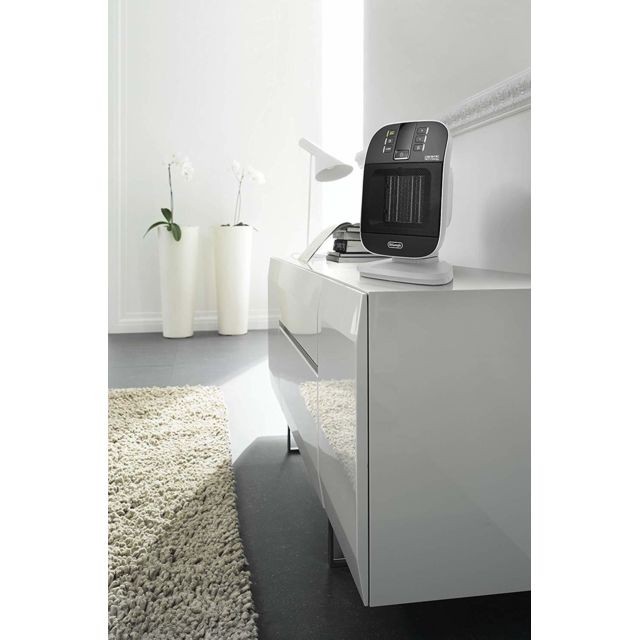 Delonghi - chauffage en céramique 1100W 2000W blanc noir Delonghi  - Radiateur soufflant