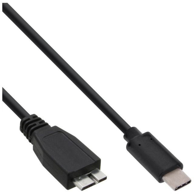 Inline - Câble USB 3.1 InLine®, type C mâle à Micro-B mâle, noir, 2 m Inline - Câble USB Usb