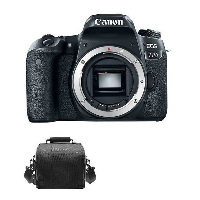 Canon - CANON EOS 77D Body + camera Bag Canon - Reflex Numérique