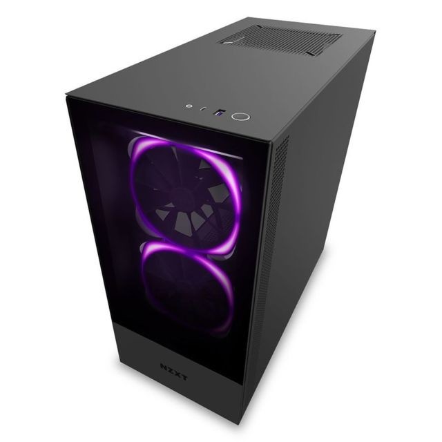 Nzxt - Boitier PC H510 ATX Noir RGB - Nzxt