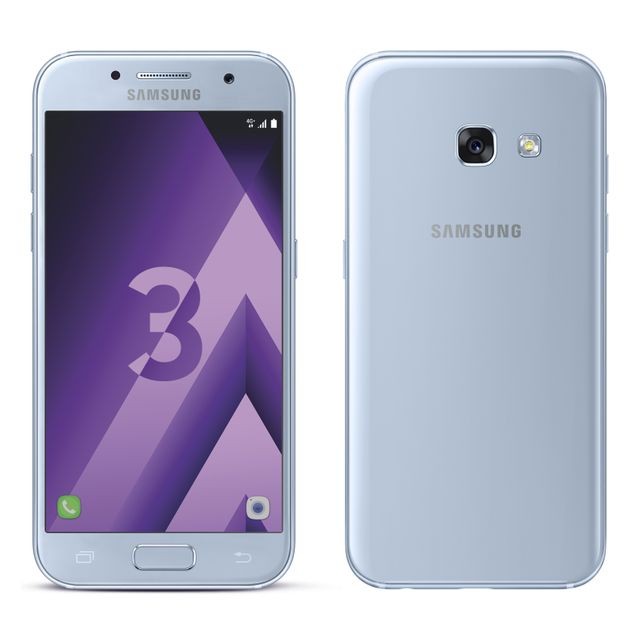 Smartphone Android Samsung Galaxy A3 2017 - Bleu