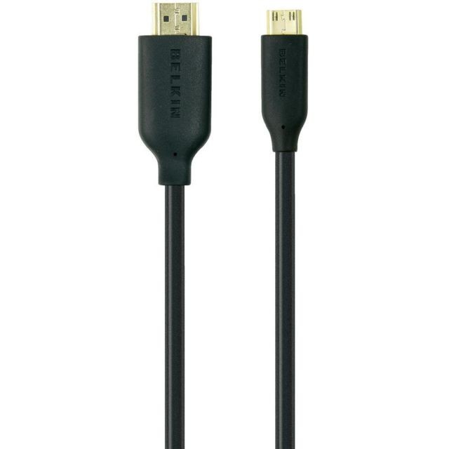 Belkin - Mini câble HDMI High Speed - F3Y027bf3M-P - Noir Belkin  - Câble HDMI