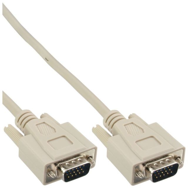 Inline - Câble VGA, InLine®, 15 broches HD mâle/mâle, 3m Inline  - Câble Ecran - DVI et VGA