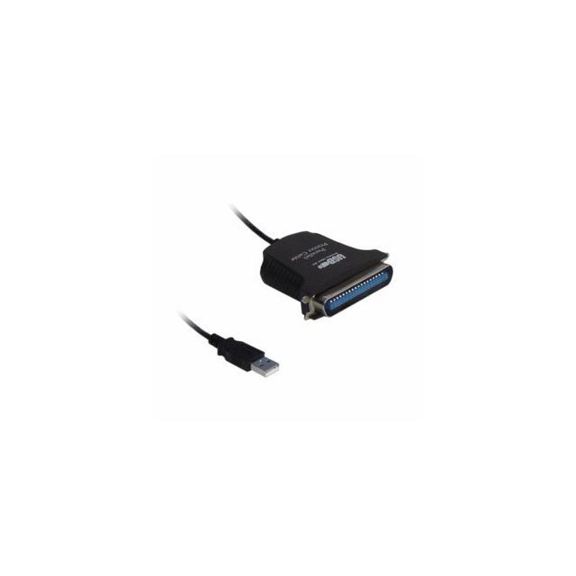 Cabling CABLING   Câble Adaptateur USB vers 1 Port Parallèle pour Imprimante Mâle 1x USB A Mâle 1x Centronics Mâle