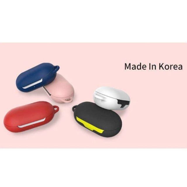 Generic Coque de protection pour casque d'écouteur solide compatible Samsung Galaxy Buds-Bleu foncé