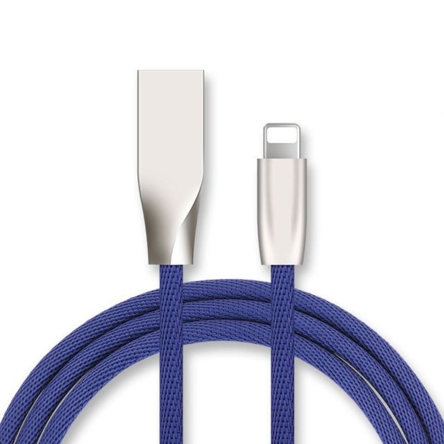 marque generique - Cable Fast Charge pour IPHONE 7 APPLE Lightning Chargeur 1m USB Connecteur Recharge Rapide (BLEU) marque generique  - Câble et Connectique