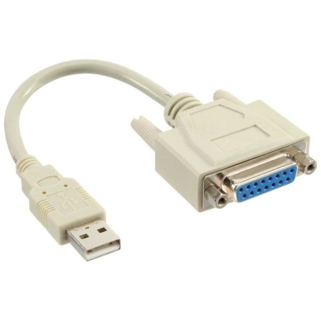 Inline - Câble adaptateur USB, InLine®, USB prise A sur 15 broches prise femelle - Inline