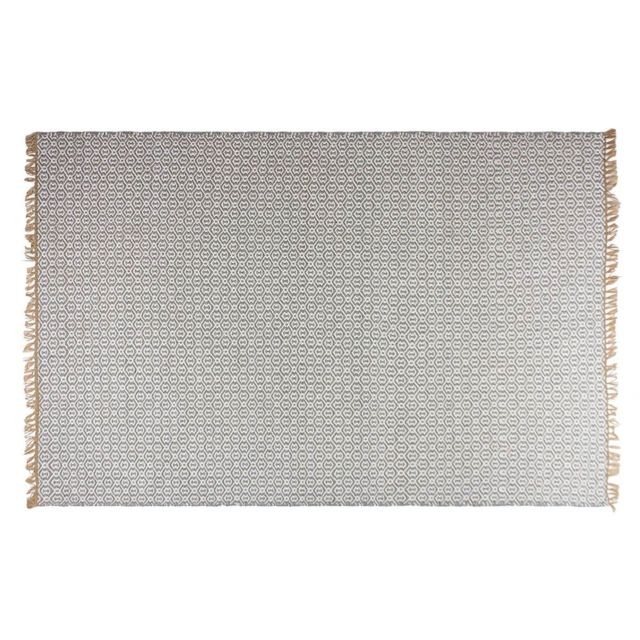 Tapis Fabhabitat Tapis en polyéthylène recyclé Lancut gris 270 x 180 cm
