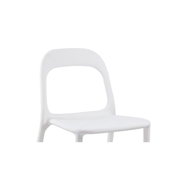 Chaises de jardin Chaise en plastique de jardin - Blanc