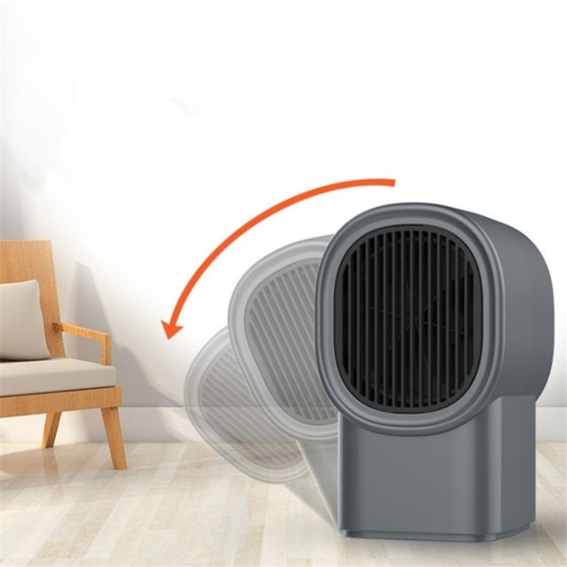 Wewoo Chauffage électrique Dormitory Home Heater Petite soufflante à air chaud silencieuse blanc