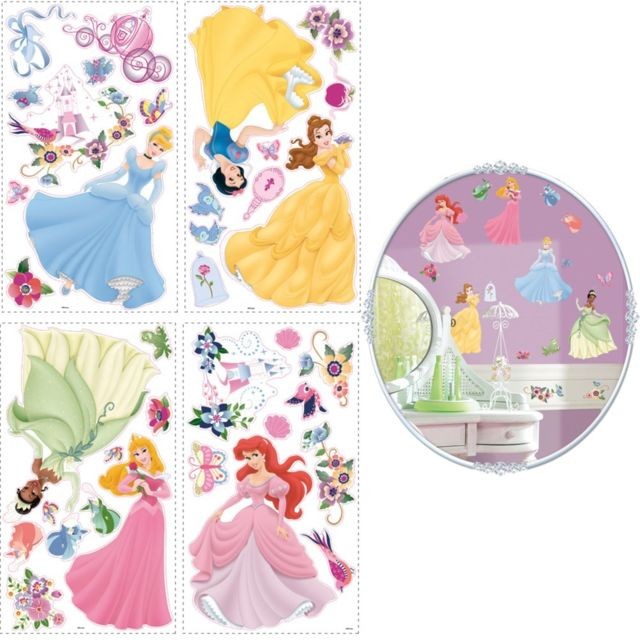 Princesse - Stickers muraux repositionnables Disney Princesses - Affiches, posters