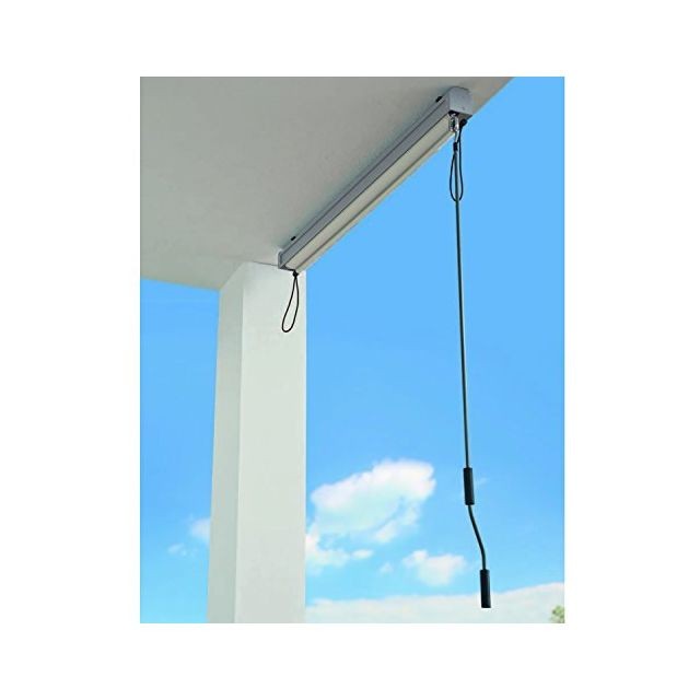 Store compatible Velux SONGMICS 1,4 x 2,5 m (H x L) Store Vertical pour Balcon Terrasse avec Coffre Gris Inérieur ou Extérieur Paravent Pare-Soleil Brise-Vue Imperméable Toile en Beige GSA145BE
