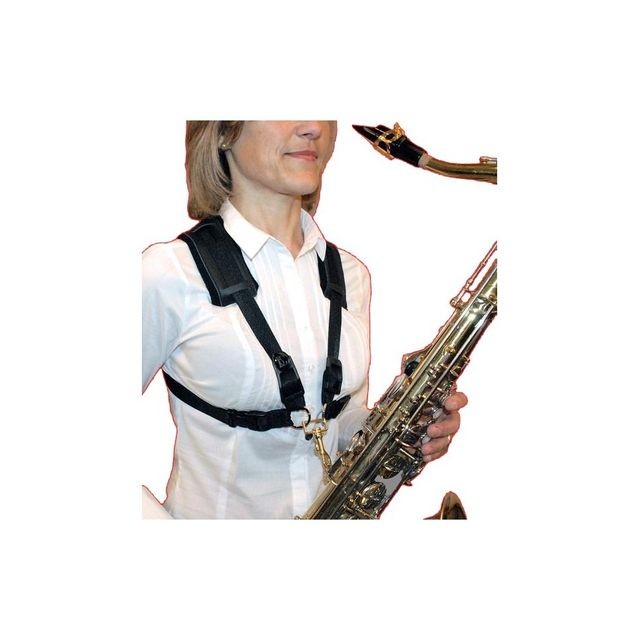 Bg - Harnais pour saxophone ténor, alto, baryton BG S41CMSH - confort - pour femme - Accessoires instruments à vent Bg