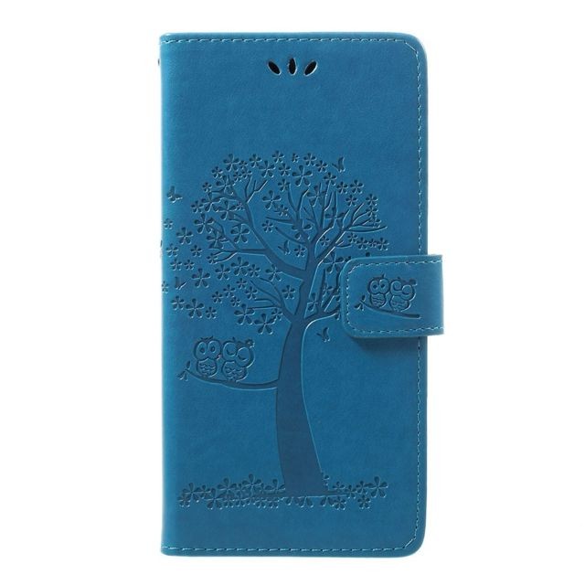 marque generique - Etui en PU chouette arboricole bleu pour votre Samsung Galaxy A70 marque generique  - marque generique