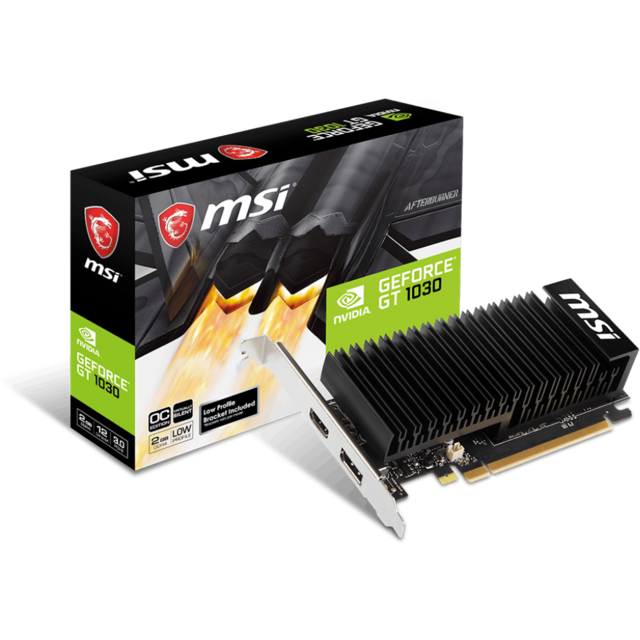 Msi - GeForce GT 1030 - Carte Graphique NVIDIA Non compatible vr