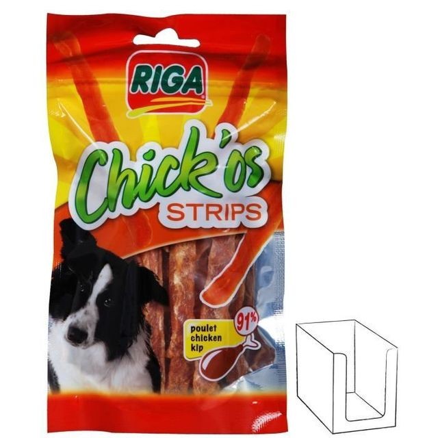 Riga - RIGA CHICK'OS strips CHIENS Riga  - Croquettes pour chien Riga