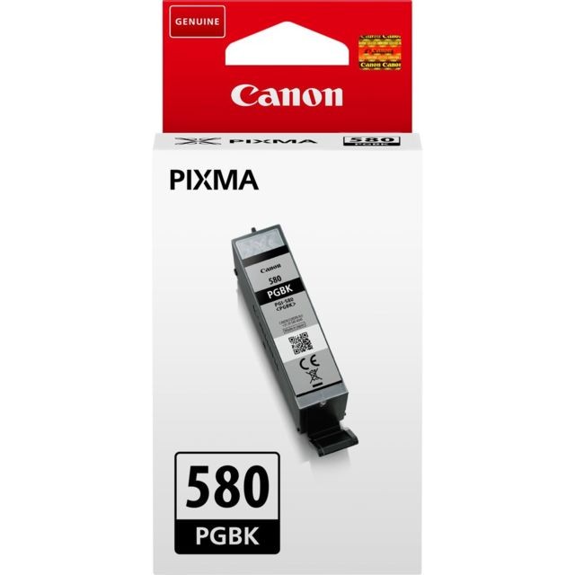 Canon - PGI-580BK - Cartouche Noire Canon  - Cartouche, Toner et Papier Canon
