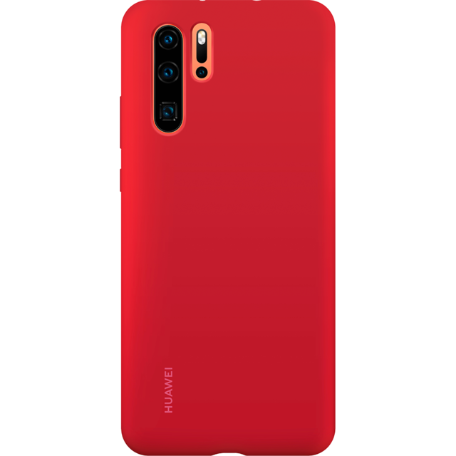 Huawei - Coque Silicone P30 Pro - Rouge Huawei  - Coque, étui smartphone Huawei