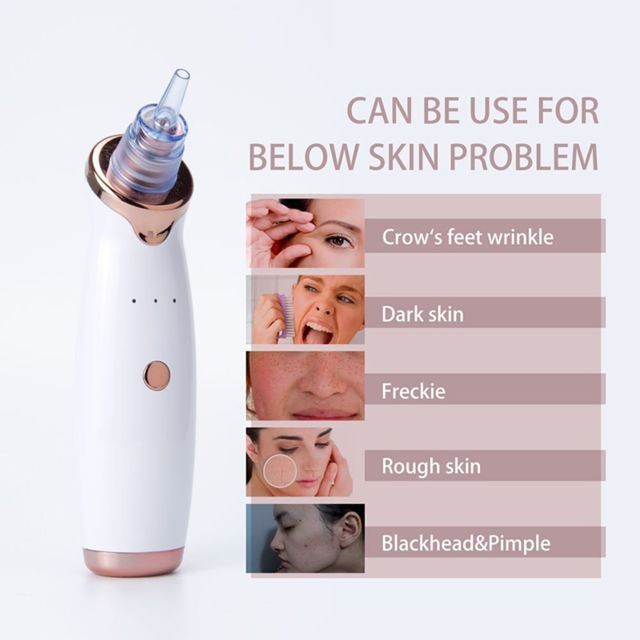 Jeobest - Machine de nettoyage électrique pour peaux nettoyage pour les pores du visage-Blanc - Appareil massage visage