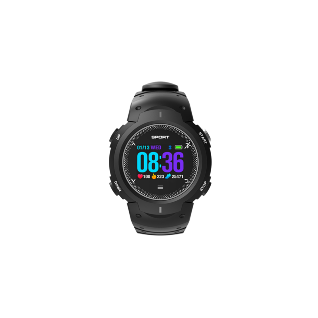 Generic - Smart Watch 3D courbe 50 mètres étanche bracelet de surveillance de la fréquence cardiaque gris Generic  - Montre et bracelet connectés
