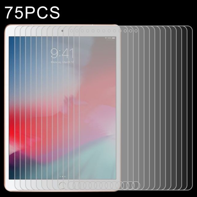 Wewoo - Film de verre trempé anti-déflagrant dureté surface 75 PCS 0.4mm 9H pour iPad Air 2020 - Protection écran tablette
