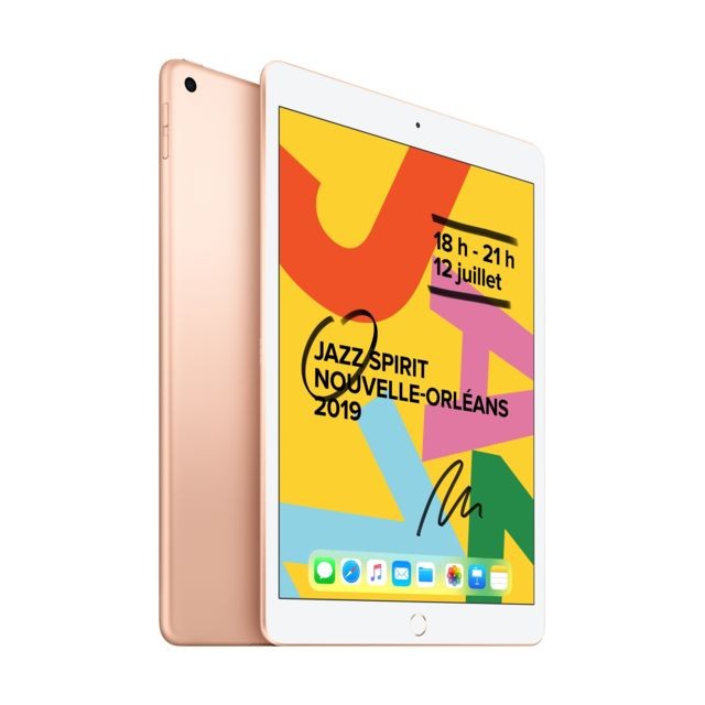 Apple - iPad 2019 10,2 - 32 Go - WiFi - MW762NF/A - Or - Occasions iPad