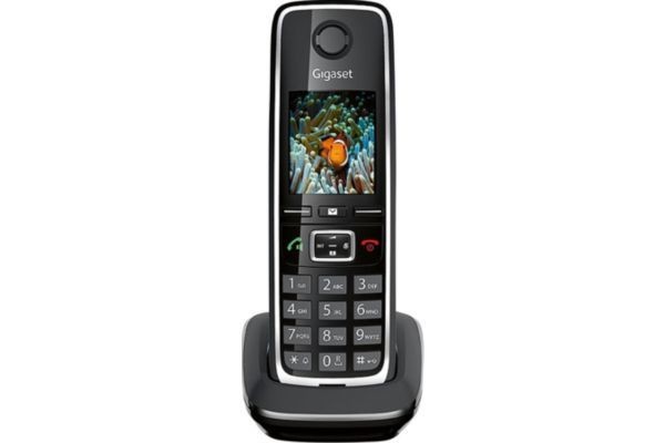 Téléphone fixe-répondeur Téléphone sans fil GIGASET C530 Noir