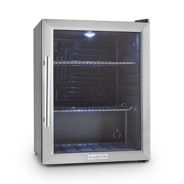 Réfrigérateur Klarstein Klarstein Beersafe XL Réfrigérateur 60 L classe A++ acier porte en verre Klarstein