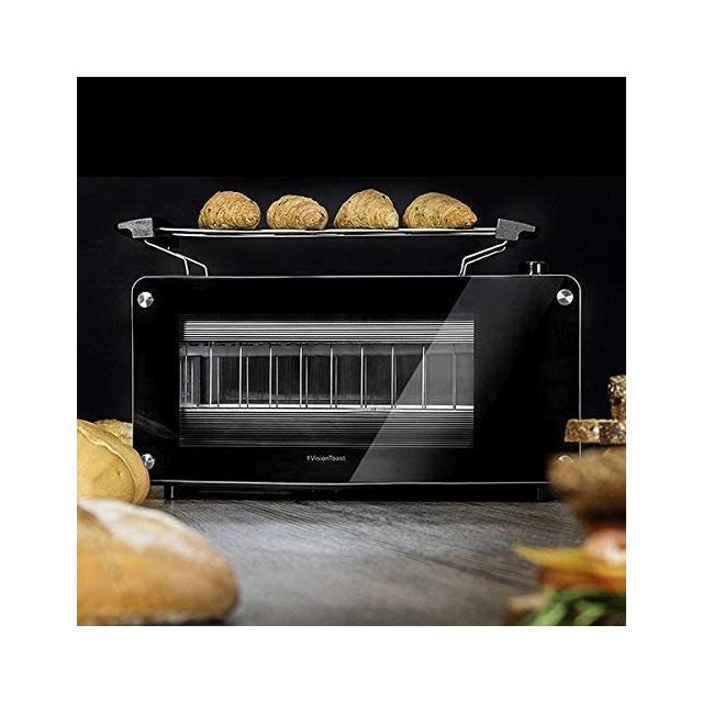 Cecotec -grille pain électrique une longue fente 1260W gris noir Cecotec  - Grille-pain Cecotec