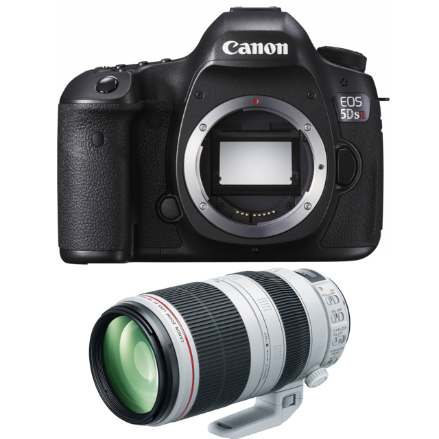 Canon - CANON EOS 5DSR + EF 100-400mm F4.5-5.6L IS II USM - Reflex Numérique
