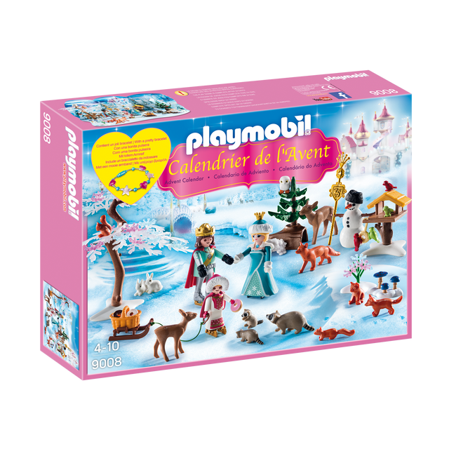 Playmobil - Playmobil Christmas - Calendrier de l'Avent ""Famille royale en patins à glace""  - 9008 Playmobil  - Jeux & Jouets