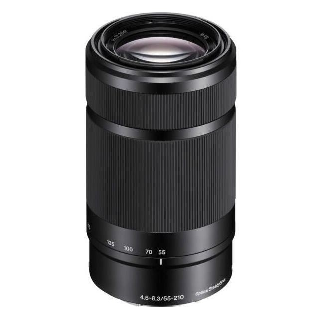 Sony - Objectif  E 55-210mm F4.5-6.3 OSS noir - Sony