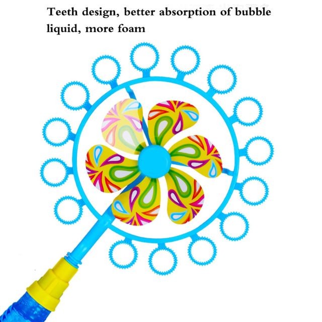 Generic 2-en-1 moulin à bulles bâton de bulle magique bulle souffleur bâton enfants jouent jouet 50 ml